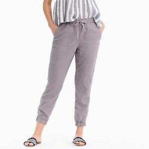POINT SUR/ J CREW Linen Pants Grey